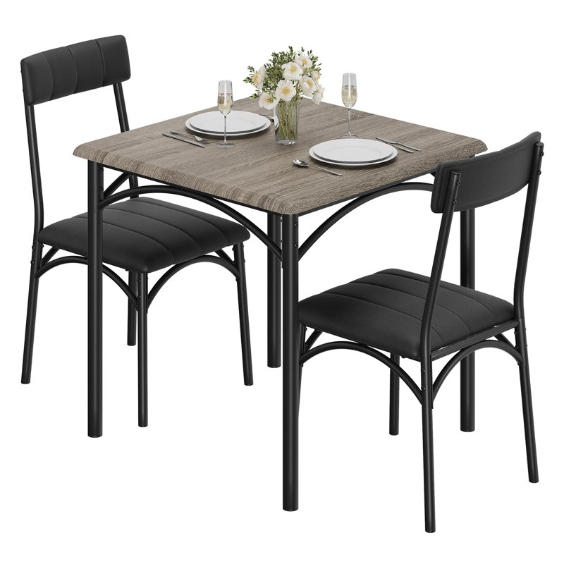 Dining Set, Gray, Gray, Gray