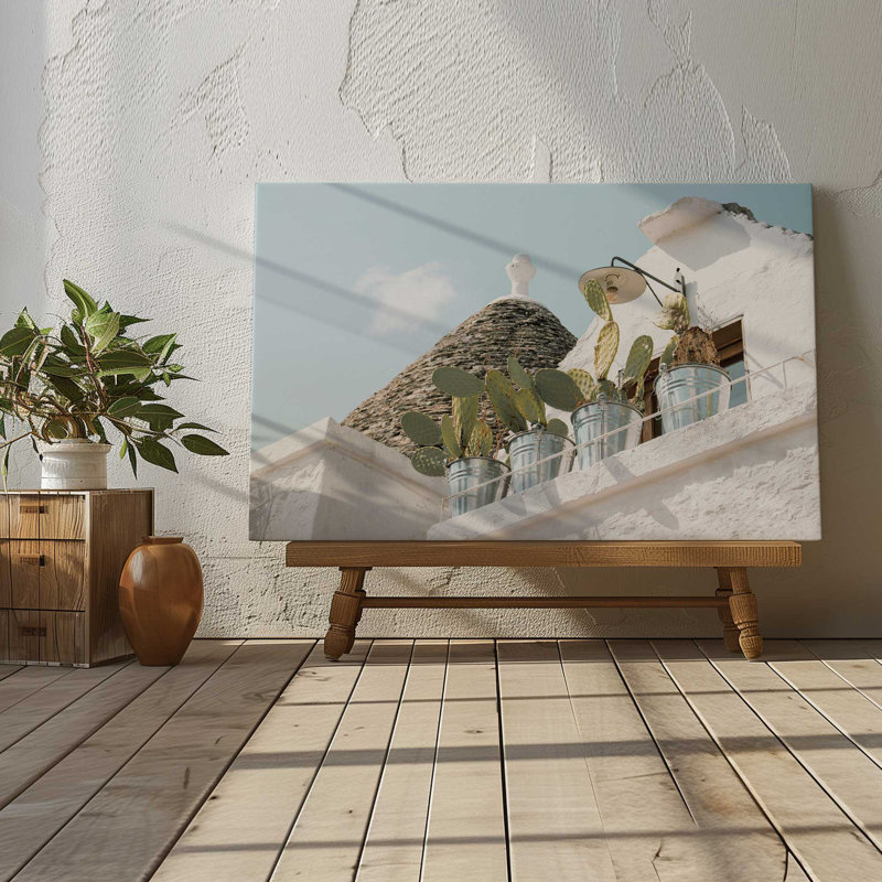 Impression sur toile Cacti Perch, H 8 po x l 12 po x P 1,25 po, Toile tendue
