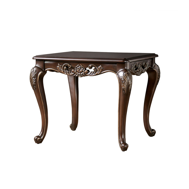 26.5" W Traditional End Table, Java