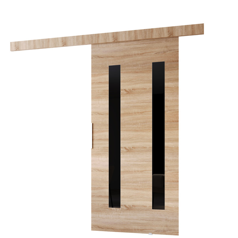Aurelia Veneers Sliding Doors, 205cm H x 106cm W x 1.6cm D, Sonoma Oak