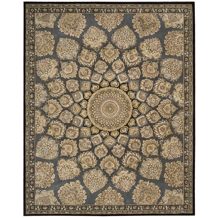 Deguzman Damask Indoor Rug