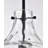 Clear Dimpled Glass Single Light Pendant