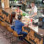 Ensemble de 2 tabourets de bar Evre, tabourets de bar à hauteur de comptoir en cuir PU, tabourets de bar modernes avec pieds et repose-pieds en métal, chaises de salle à manger sans accoudoirs avec dossier Urban pour îlot de cuisine-1064943642-1064943647