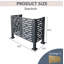 Clôture d'intimité en métal avec 3 panneaux de clôture l 46,25 po x P 22,25 po x H 35,25 po