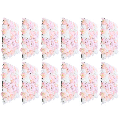 Panneau mural fleur artificielle