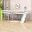 Lit mezzanine simple en L avec échelle et glissade Farand-76896354
