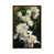 Toile avec cadre en bois brun classique