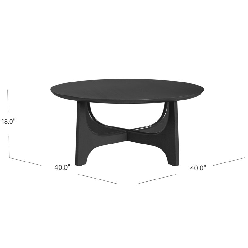 Johansson Alida Coffee Table, Matte Black