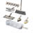 Adjustable Broom And Dustpan Set with Replaceable Head