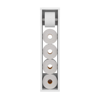 Amidon Toilet Paper Holder Shelf Black