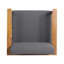 Chaise de patio avec coussins