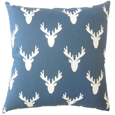 Eachter Cotton Reversible Throw Pillow