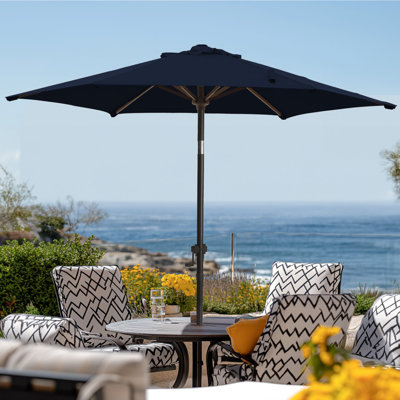 7.5 ft. Market Patio Umbrella with Push Button Tilt and Crank