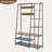 5-in-1 Entryway Hall Tree with Shoe Bench, 9 Hooks & Anti-Toppling Kit