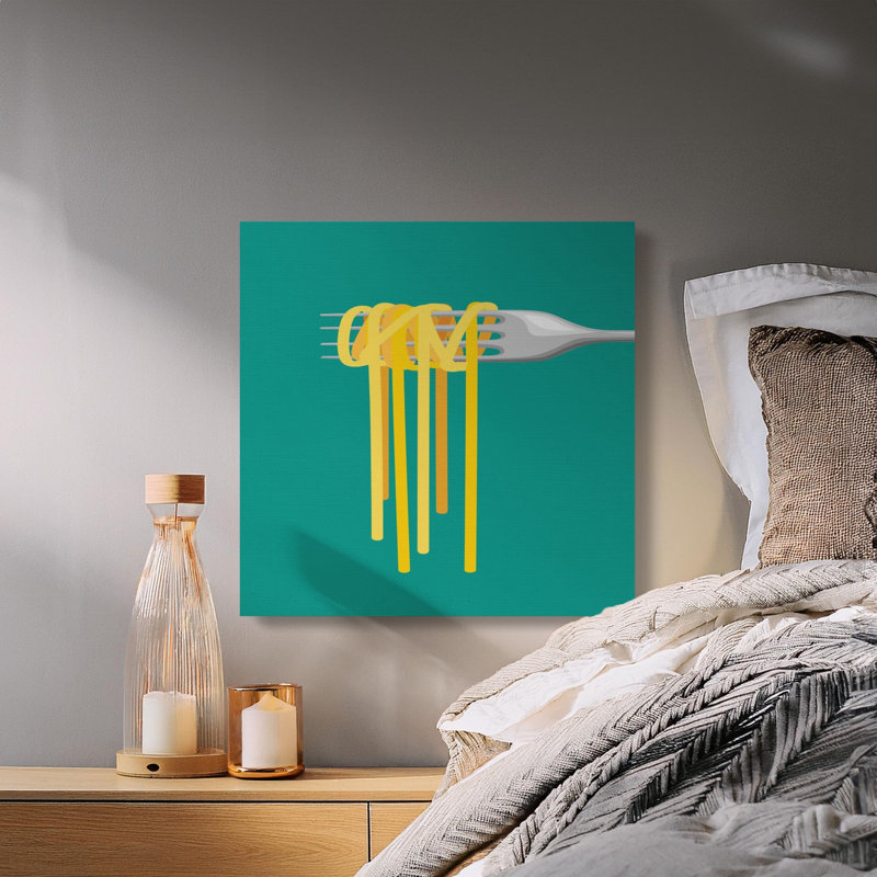 Rozier 1 Piece Wrapped Canvas Wall Art Set, 16x16