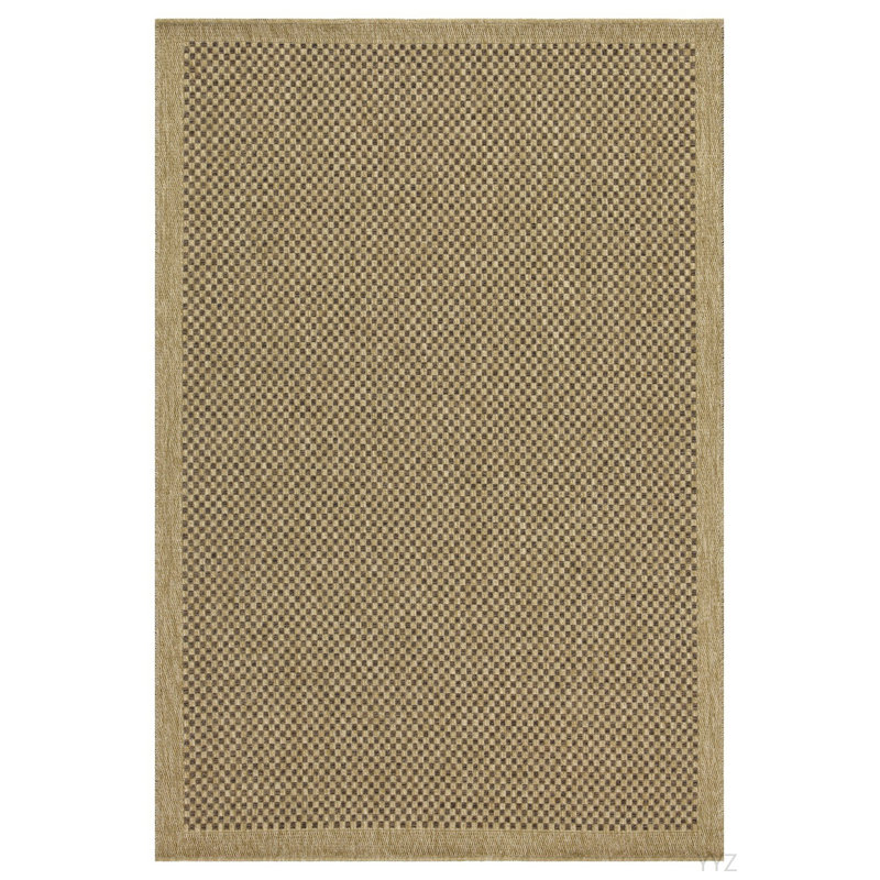 Earth GC_NTL1005 Jute/Mocha 2 Ft. 7 In. X 7 Ft. 3 In. Indoor/Outdoor Area Rug, Runner 2'7" x 7'3"