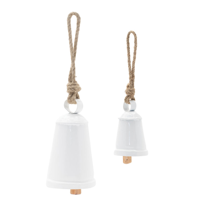 Rustic Metal Bell Ornament