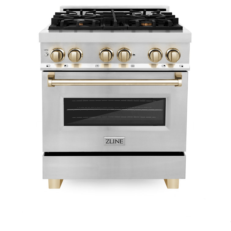ZLINE Autograph 30" Legacy Dual Fuel Range w/ 4 Burners