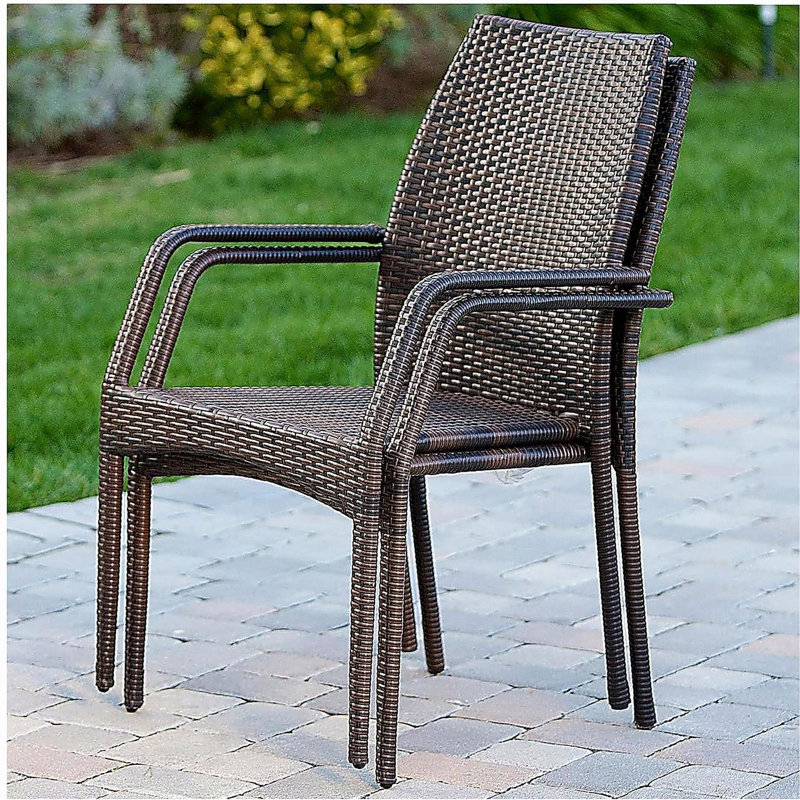 Chaises d'extérieur en osier, 54020 KD MP2, 2 chaises / ensemble