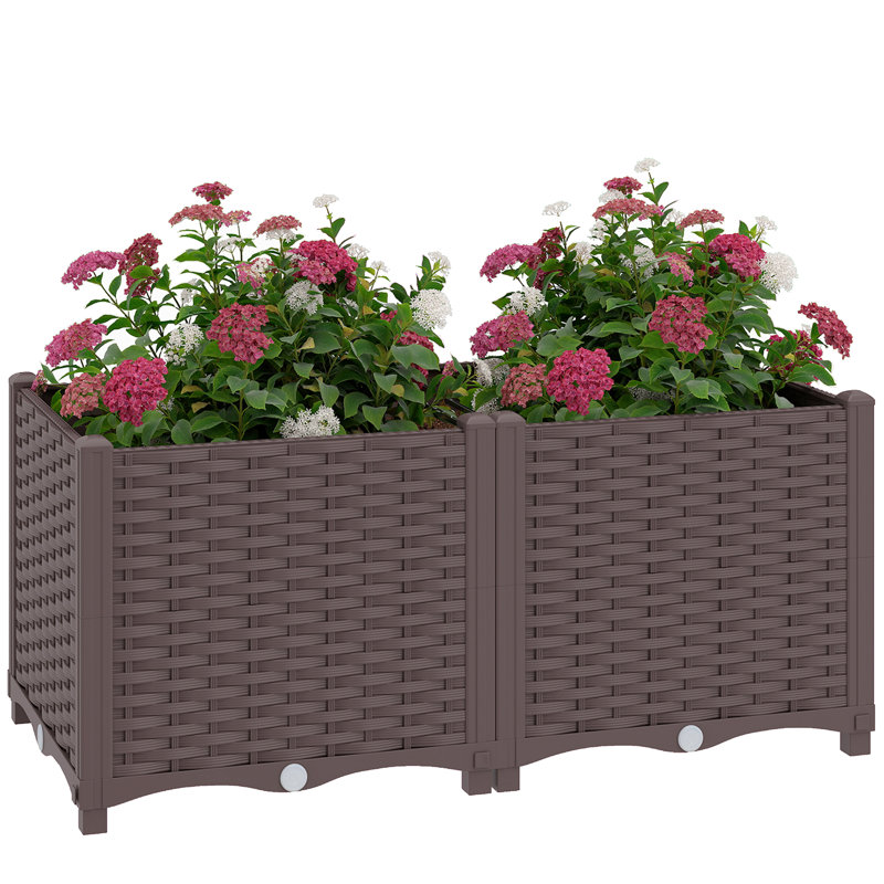 Raised Garden Bed, 37cm H x 80cm W x 40cm D