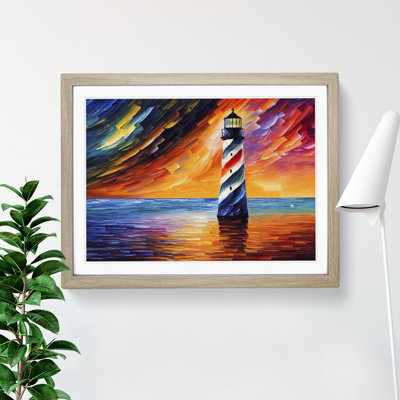 Colourful Lighthouse Vol.1 1 Piece Single Picture Frame Painting