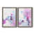 Toile avec cadre gris