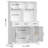 60'' Kitchen Pantry with 3 Drawers-1880716866