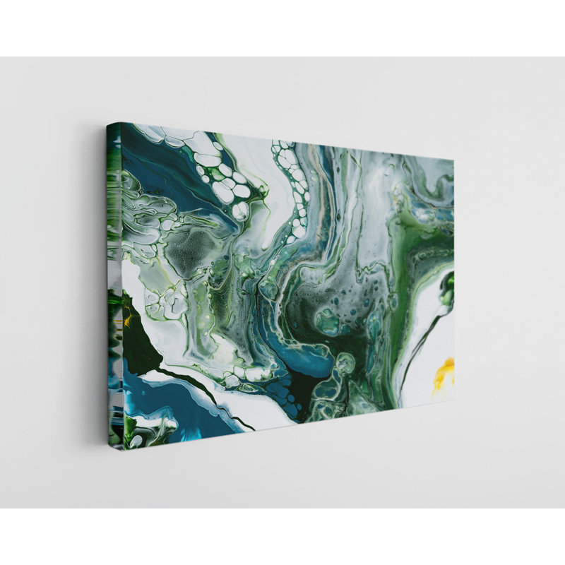 Art mural sur toile marbré moderne, H 24 po x l 36 po x P 1 po