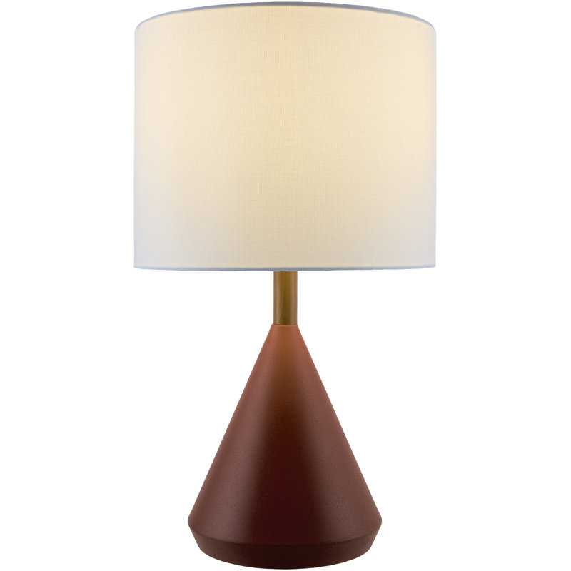 Lampe de table Talus, Rouge, Blanc