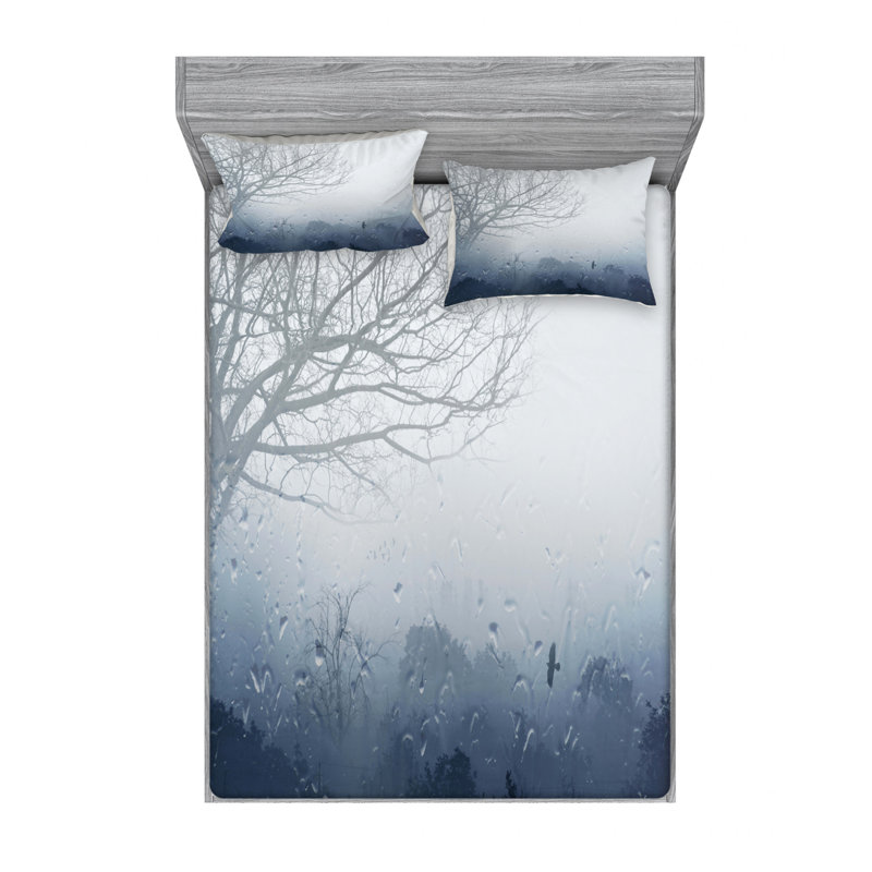 Microfiber Sheet Set, Queen Sheet Set + Fitted Sheet + 2 Pillowcases