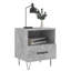 Erno 40cm W Iron Bedside Table-1422215013