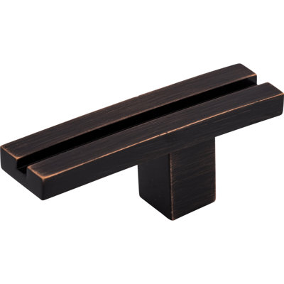 Inset Rail 2 5/8" Length Geometric Knob