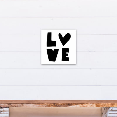 « love », art encadré Mallette