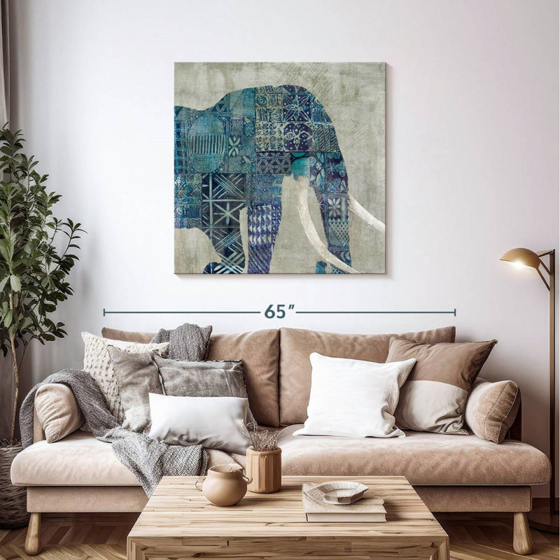 Brampt Botswana Patterns, 39" H x 39" W