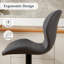 Tabouret de bar pivotant à hauteur réglable-1240423480-1240423428
