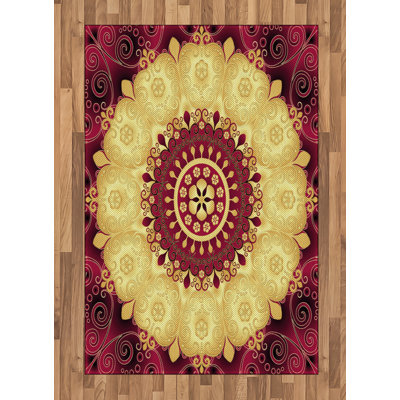 Flara Geometric Hand Woven Area Rug