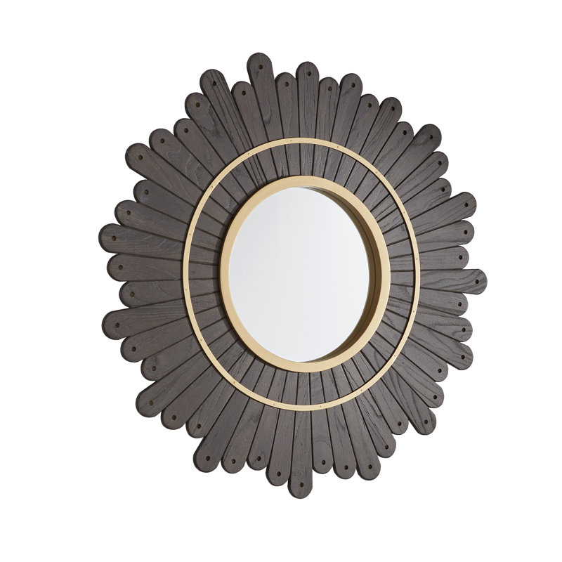 Solid Wood Flat Wall Mirror