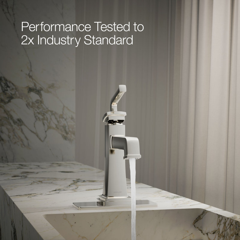 Riff Single-Handle Bathroom Sink Faucet, Vibrant Polished Nickel
