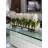 10 " Faux in Glass Planter