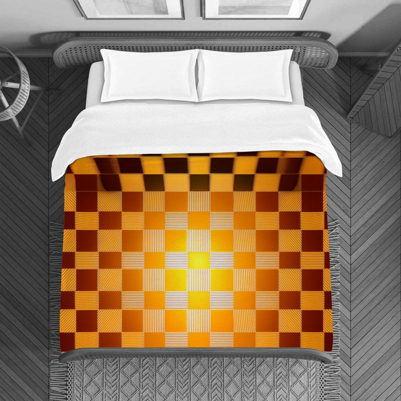 Polyester Machine Printed Duvet Cover, Twin Duvet Cover