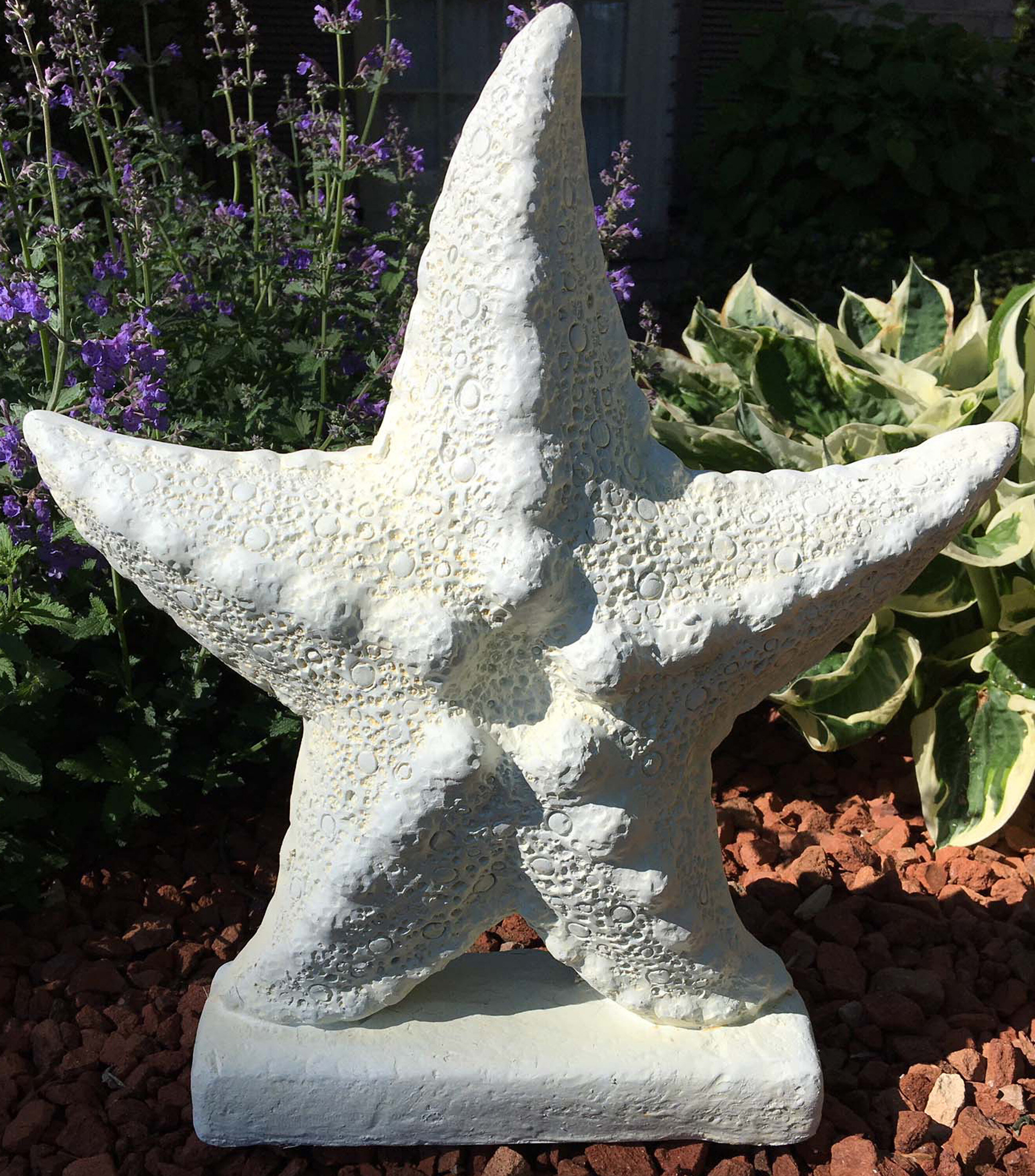 6 in. Paintable White PVC Decorative Indoor/Outdoor Starfish Hook