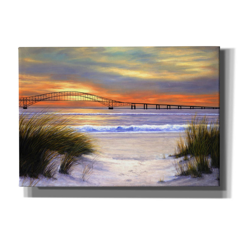 «Sunset Over Robert Moses» par Diane Romanello, H 18 po x l 26 po
