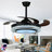 Smart Bluetooth Ceiling Fan With Dimmable Rgb Light And Music Speaker