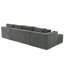 Canapé modulaire en U en chenille avec nuage et porte-gobelets-1204367867-1204367865