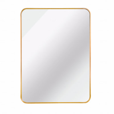 Metal Framed Rectangular Bathrrom Mirror