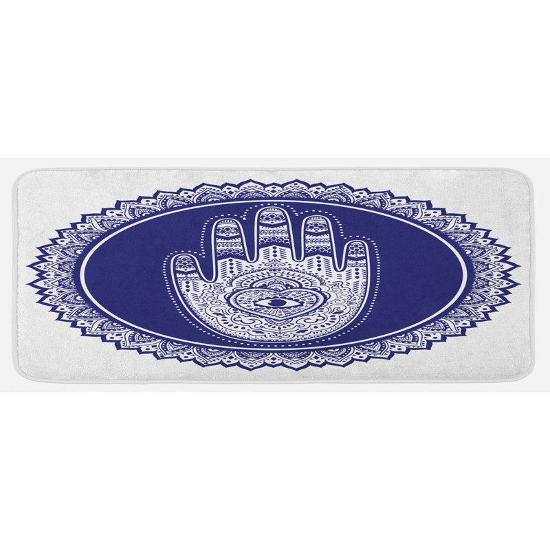 Eclectic Synthetic Kitchen Mat