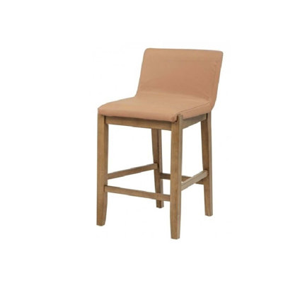 Ensemble de tabourets de bar rembourrés en bois massif pour plus de confort
