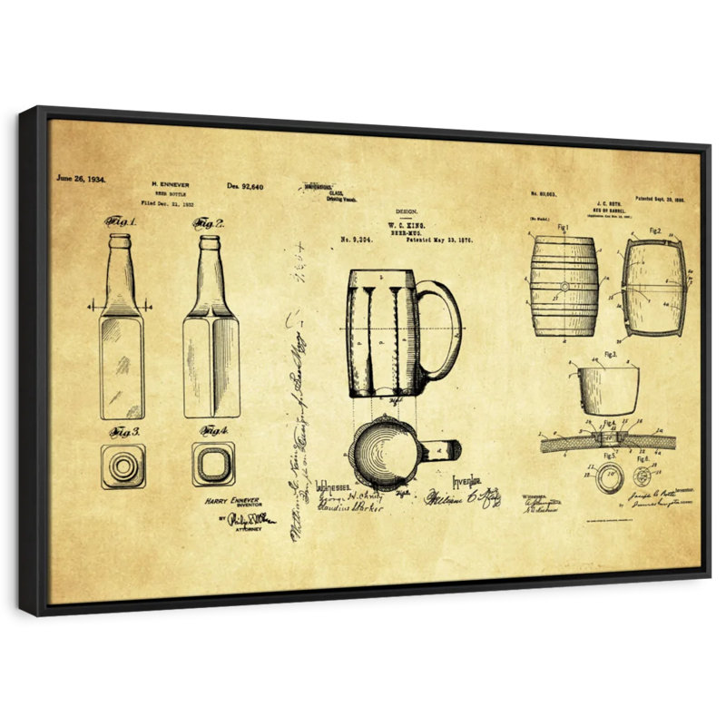 Beer Compilation, 25" H x 37" W