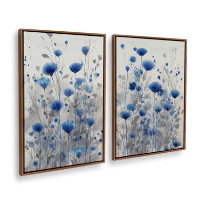 Ensemble de 2 impressions Azure Meadow