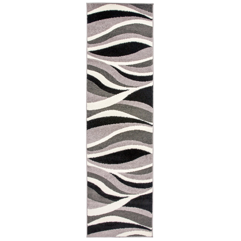 Abstract Indoor Rug, Runner 2' x 7'